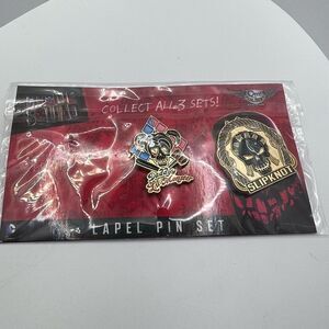 SUICIDE Squad ~ Harley Quinn ~ Lapel Pin Set ~ Open Package ~ New Pins